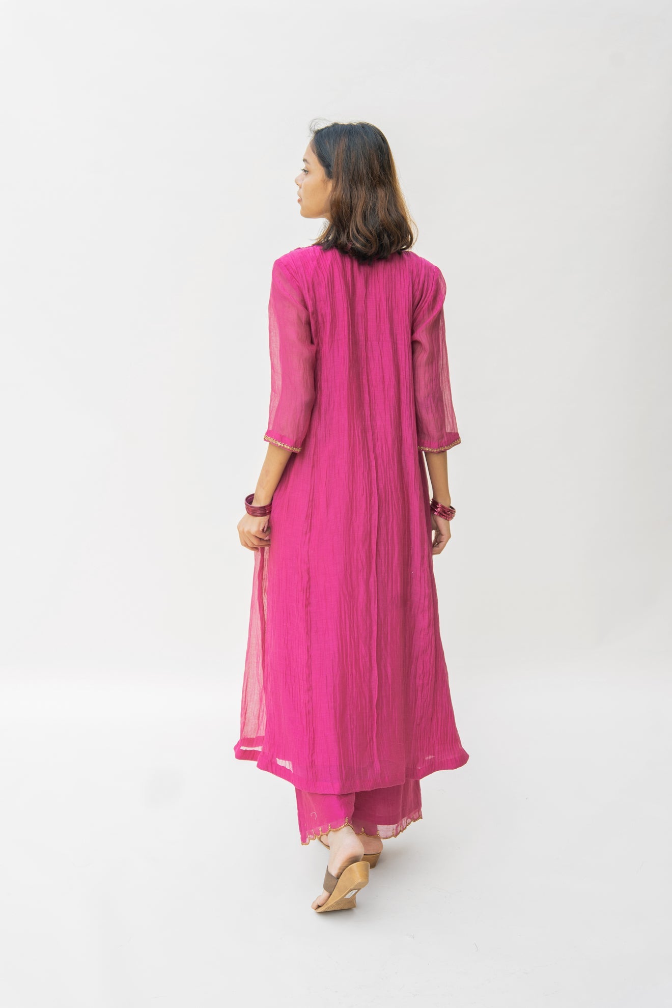 Magenta Firdaus Abho Kurta Set - CiceroniNirjara