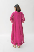 Magenta Shabnam Kurta Set - CiceroniNirjara