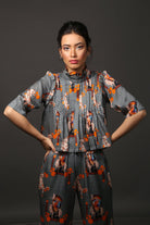 Majestic Cat Pleated Co-Ord - CiceroniCo-ord SetEkastories