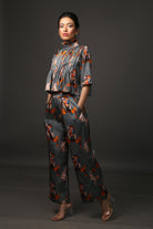 Majestic Cat Pleated Co-Ord - CiceroniCo-ord SetEkastories