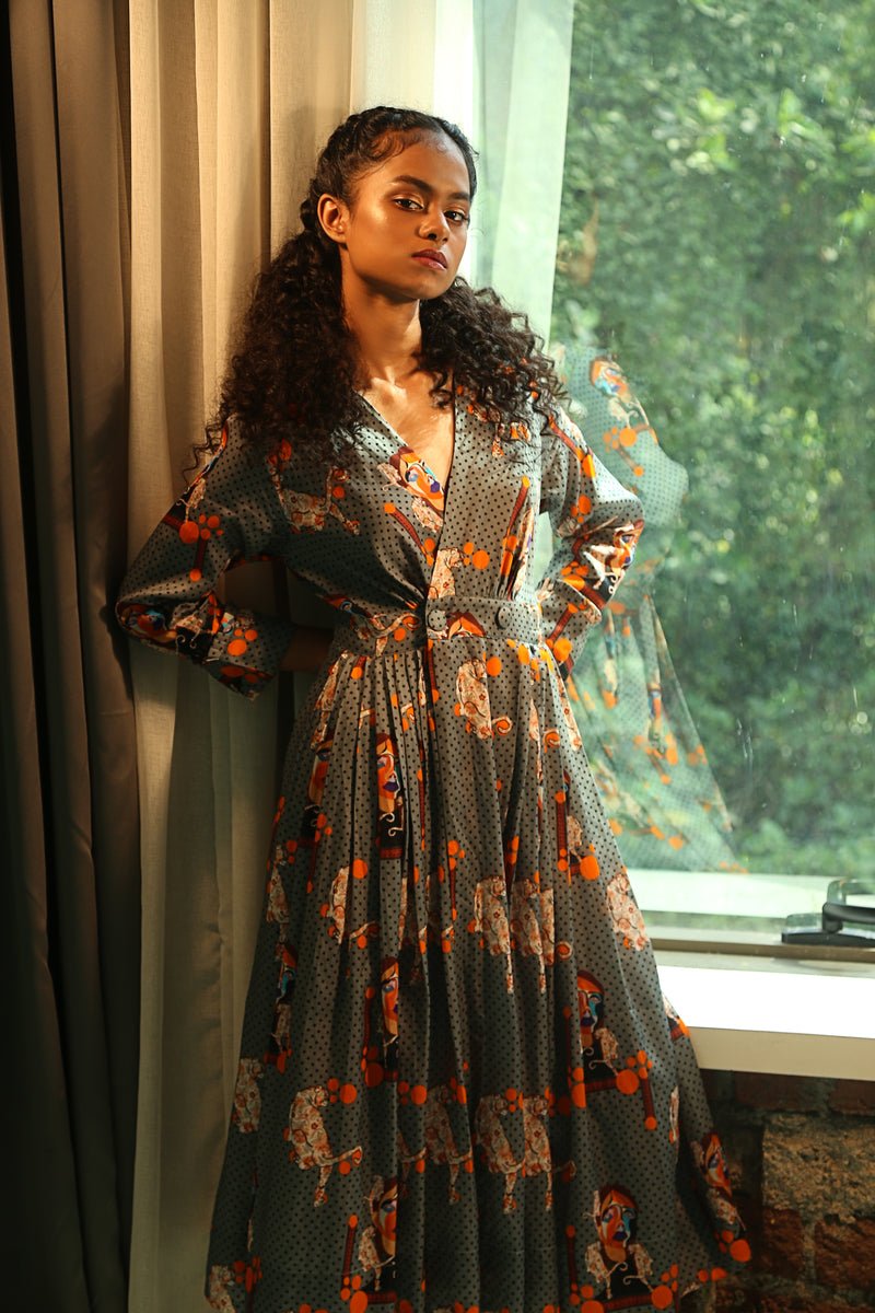 Majestic Smocking Dress - CiceroniDressesEkastories