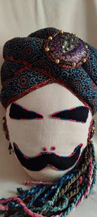Maldhari Man Cushion - Blue - CiceroniCushionD I T I