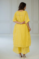 Marigold Linen Kurta Set - CiceroniKurta SetSilai Studio