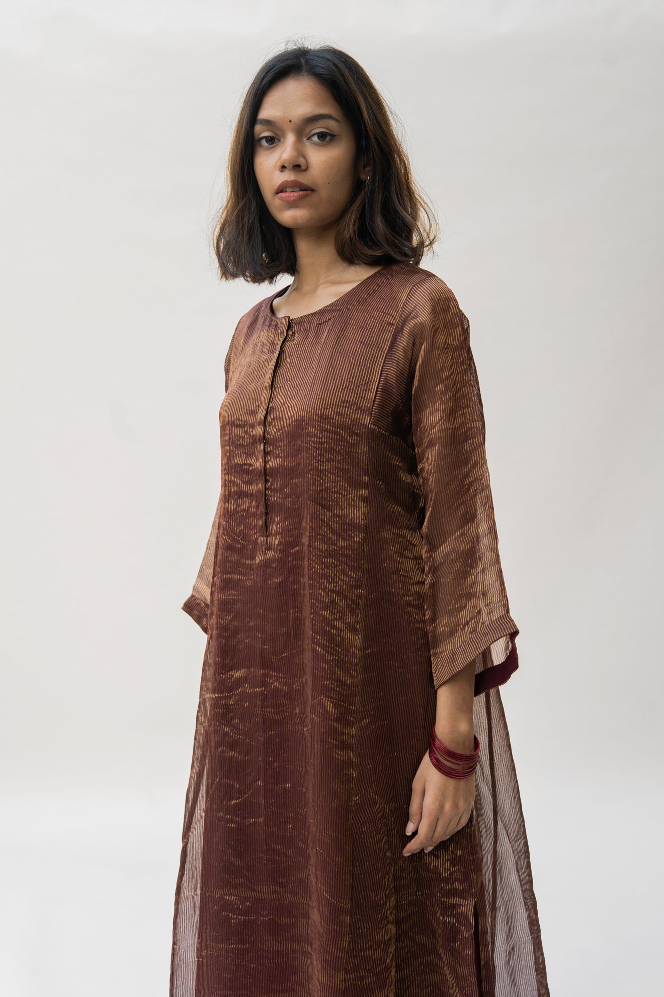 Maroon Hazrat kurta Set - CiceroniNirjara