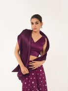 Maya Silk Concept Saree in Purple - CiceroniCo-ord SetShriya Singhi