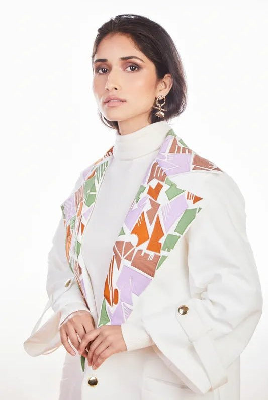 Maze Overzised Blazer - CiceroniBlazersArtbeats by Keerthana