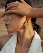 Medallion Hoops - CiceroniEarringsNoupelle