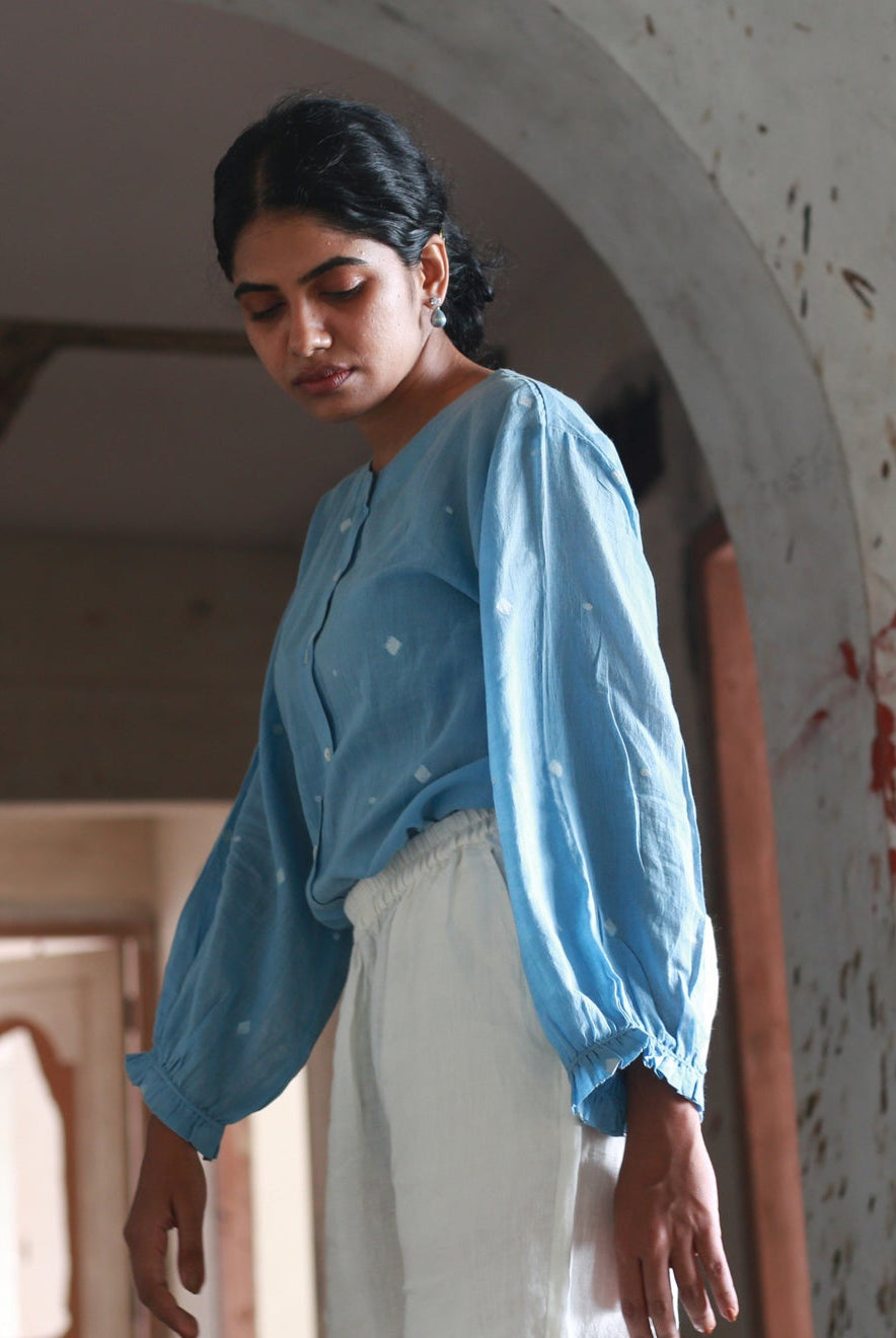 Medium Indigo Blouse - Ciceroniwith N.
