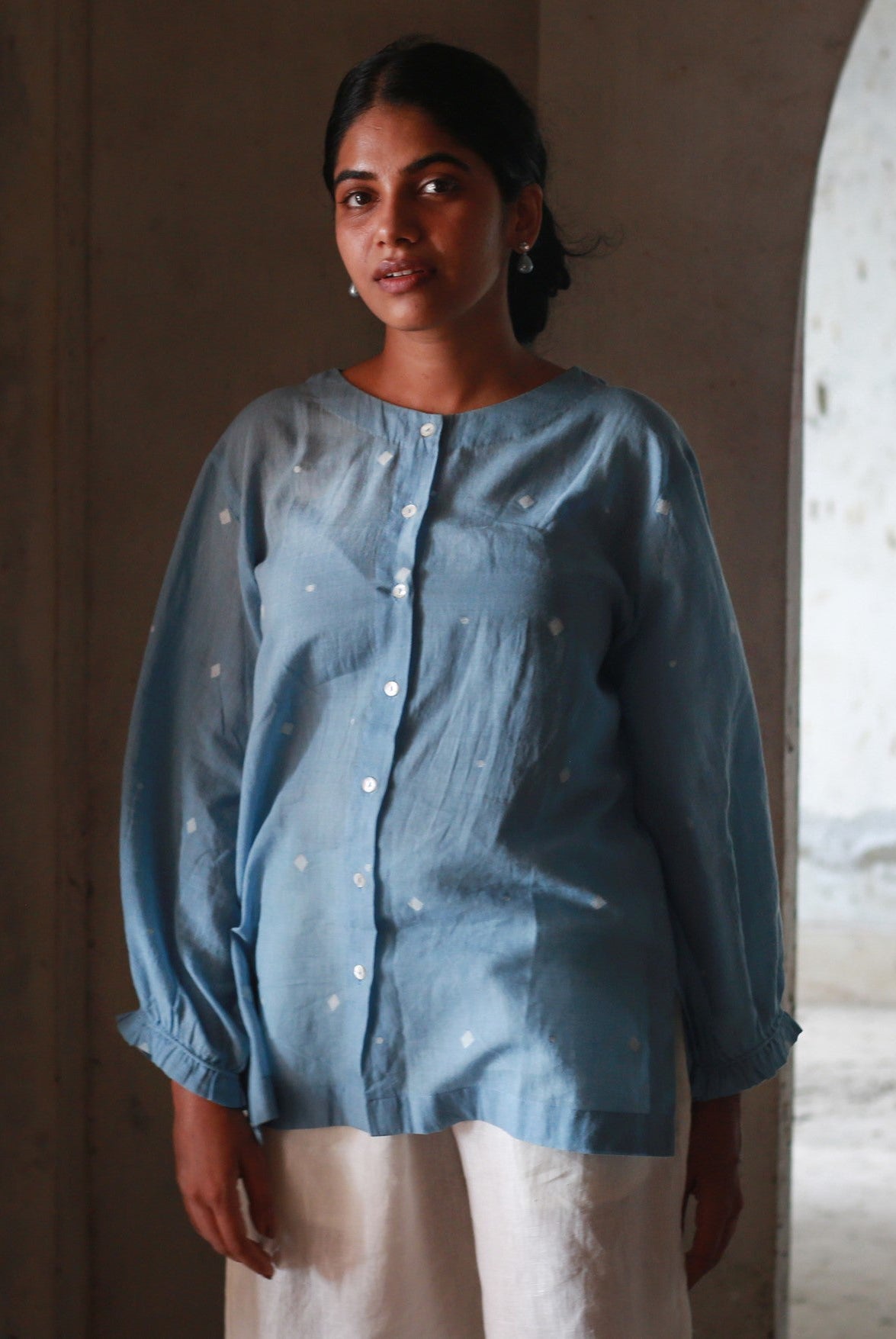 Medium Indigo Blouse - Ciceroniwith N.