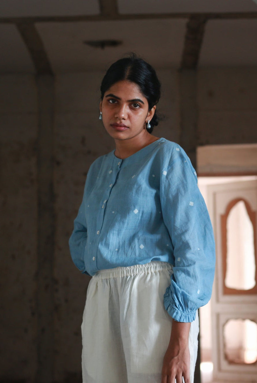 Medium Indigo Blouse - Ciceroniwith N.