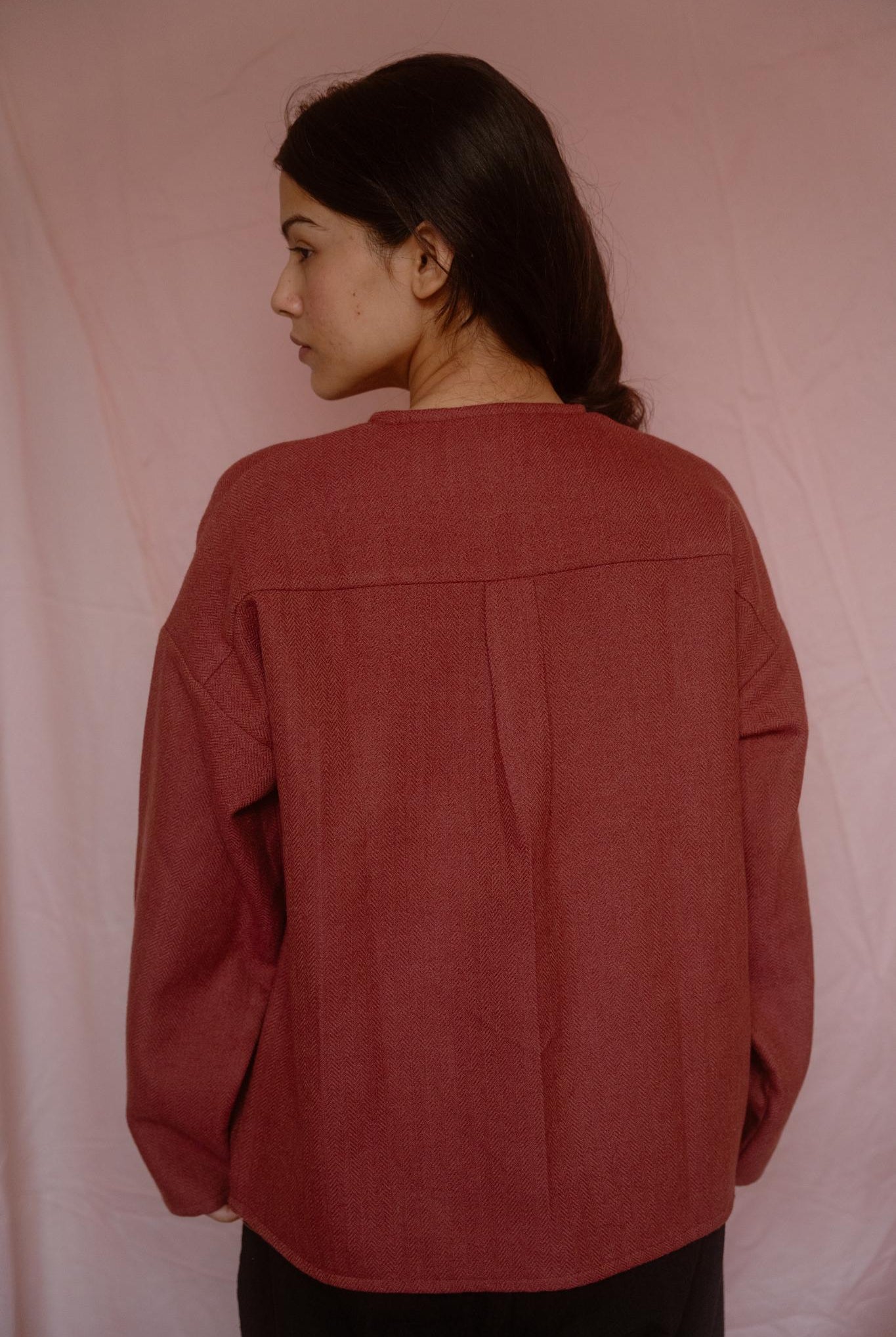 Merino Coat - Red - CiceroniJacketswith N.