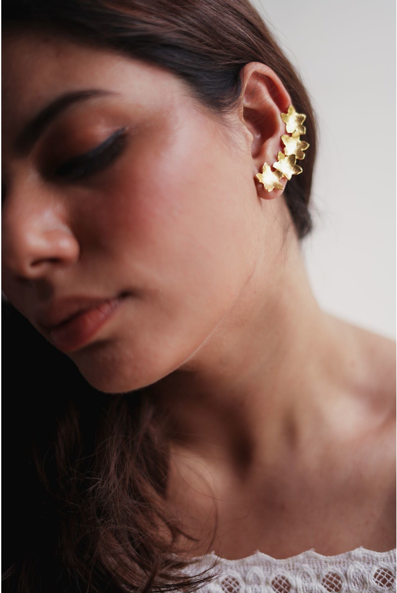 Mogra Cuffs in Gold - CiceroniAarjavee