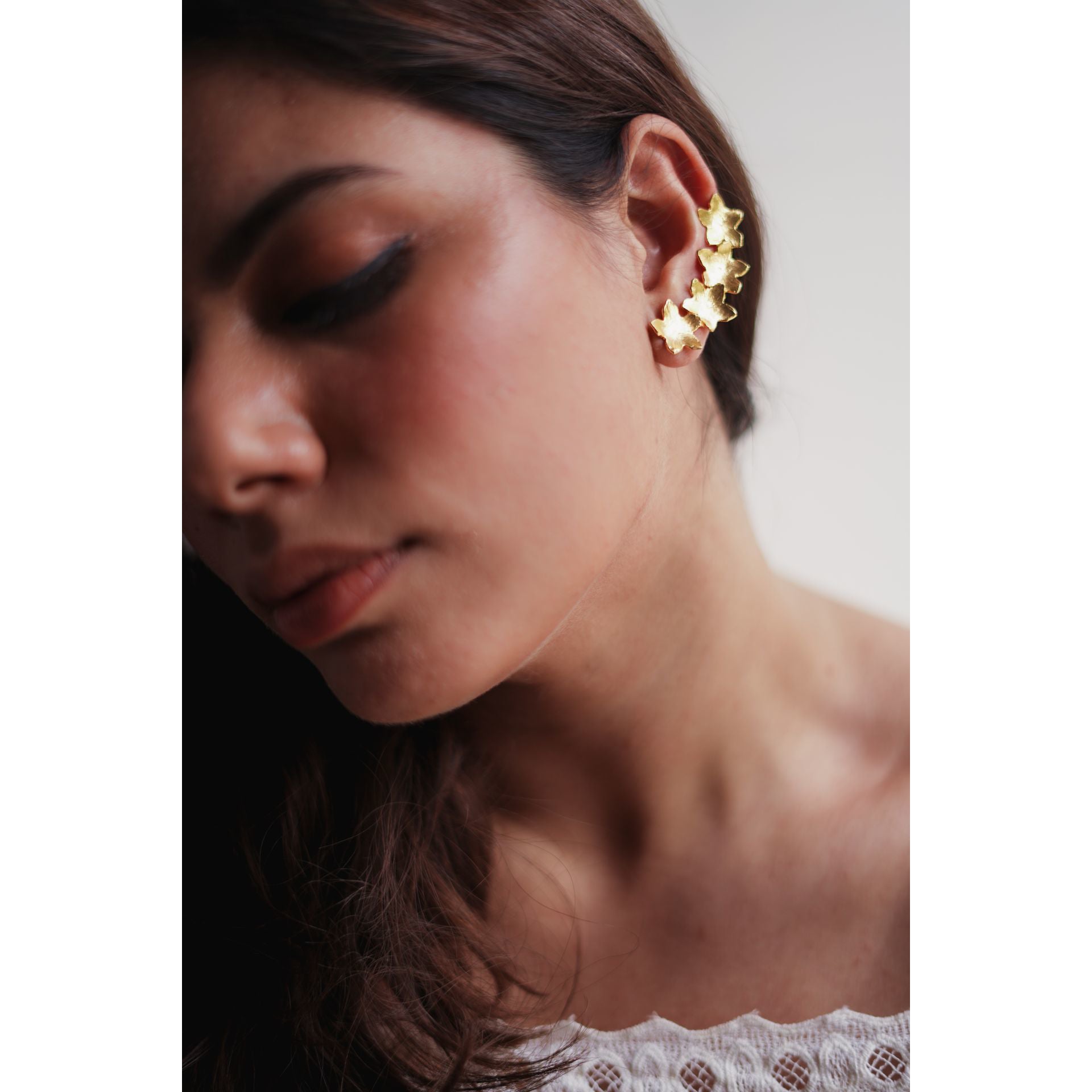 Mogra Cuffs in Gold - CiceroniAarjavee