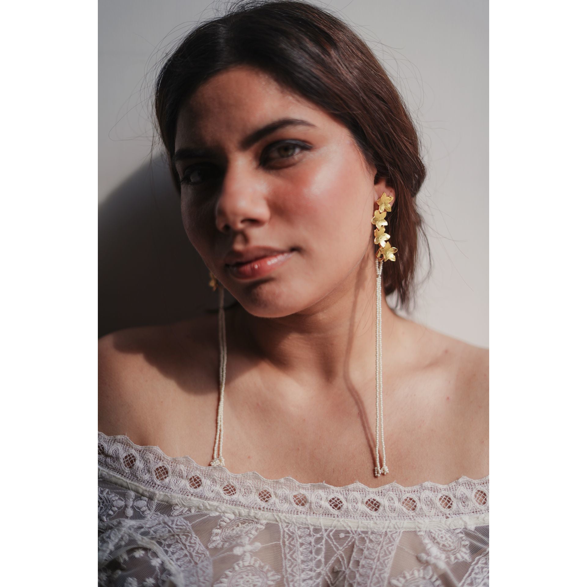 Mogra Cuffs in Gold - CiceroniAarjavee