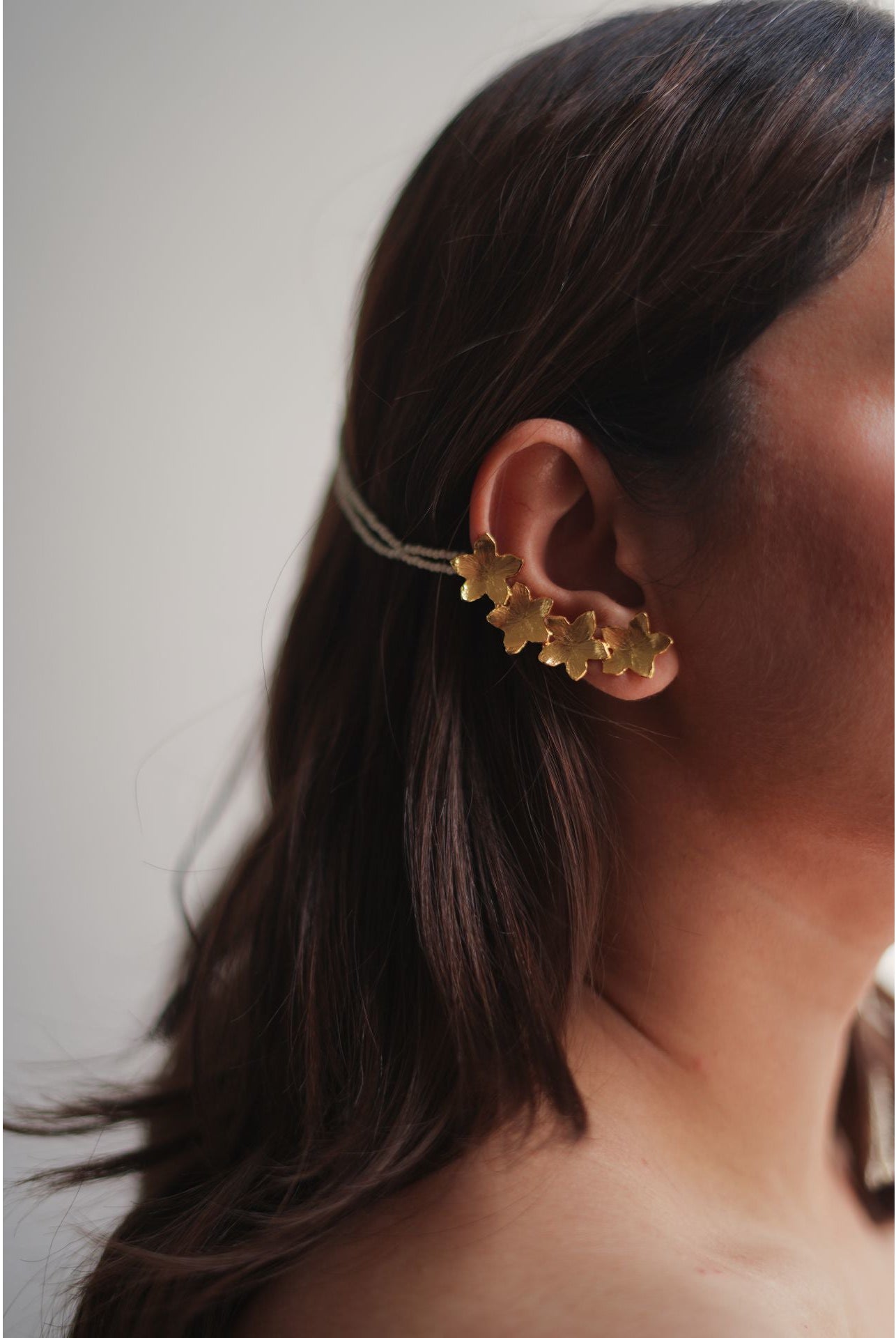 Mogra Cuffs in Gold - CiceroniAarjavee