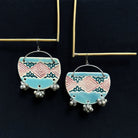 Mohar - Ardh Vratt Earrings in Blue - CiceroniEarringsChaakmaati