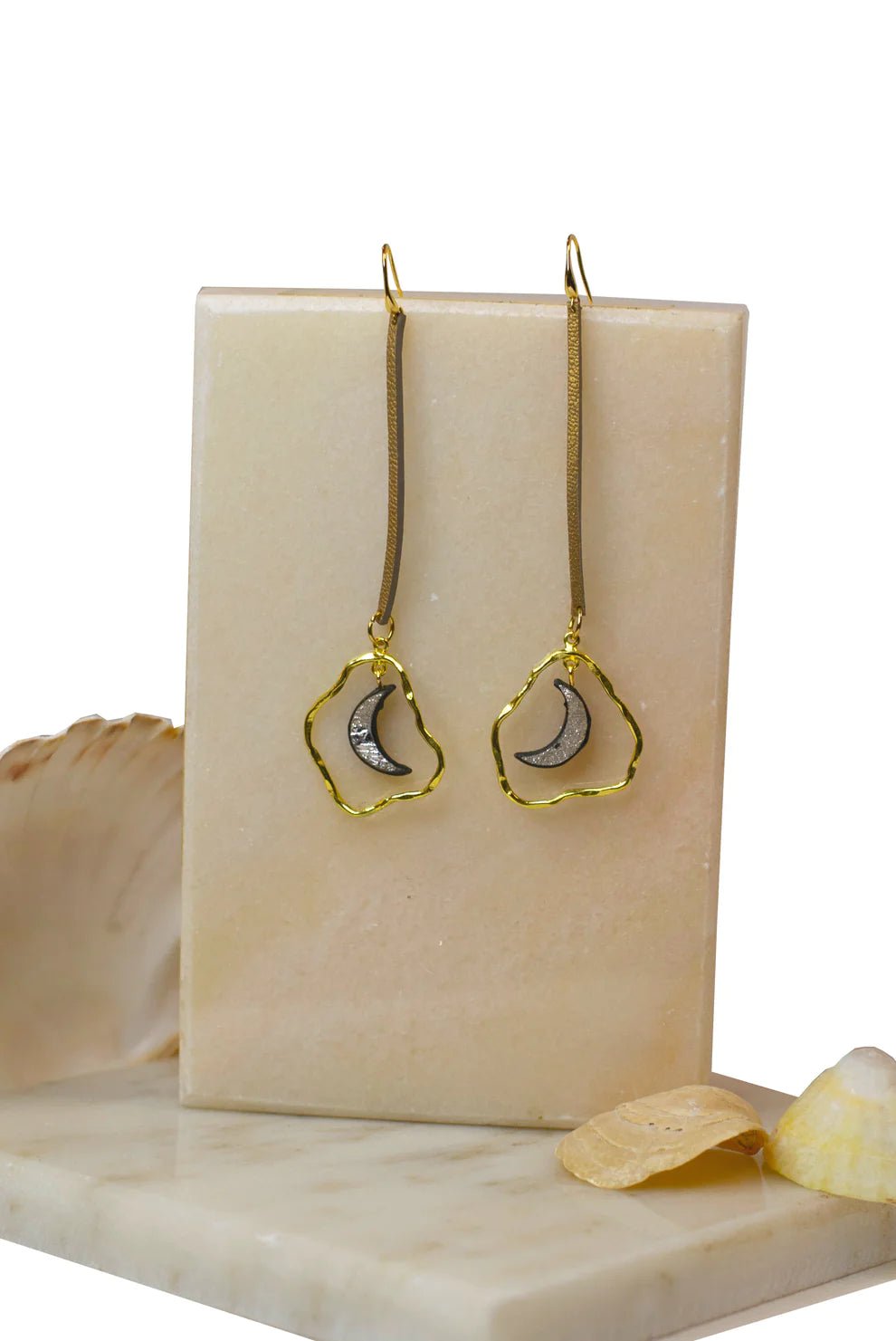 Moon Danglers - CiceroniEarringsNoupelle