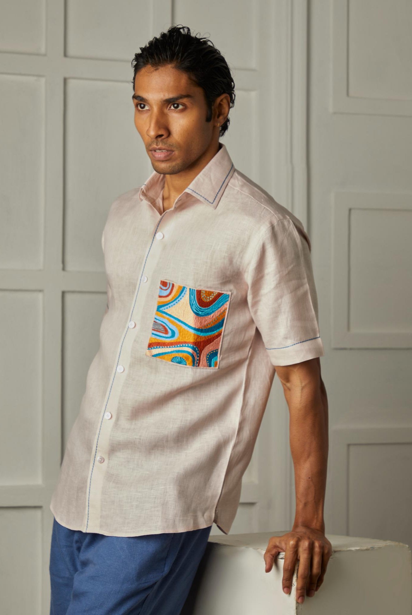 Moonrise Mens Shirt - CiceroniShirtsArtbeats by Keerthana