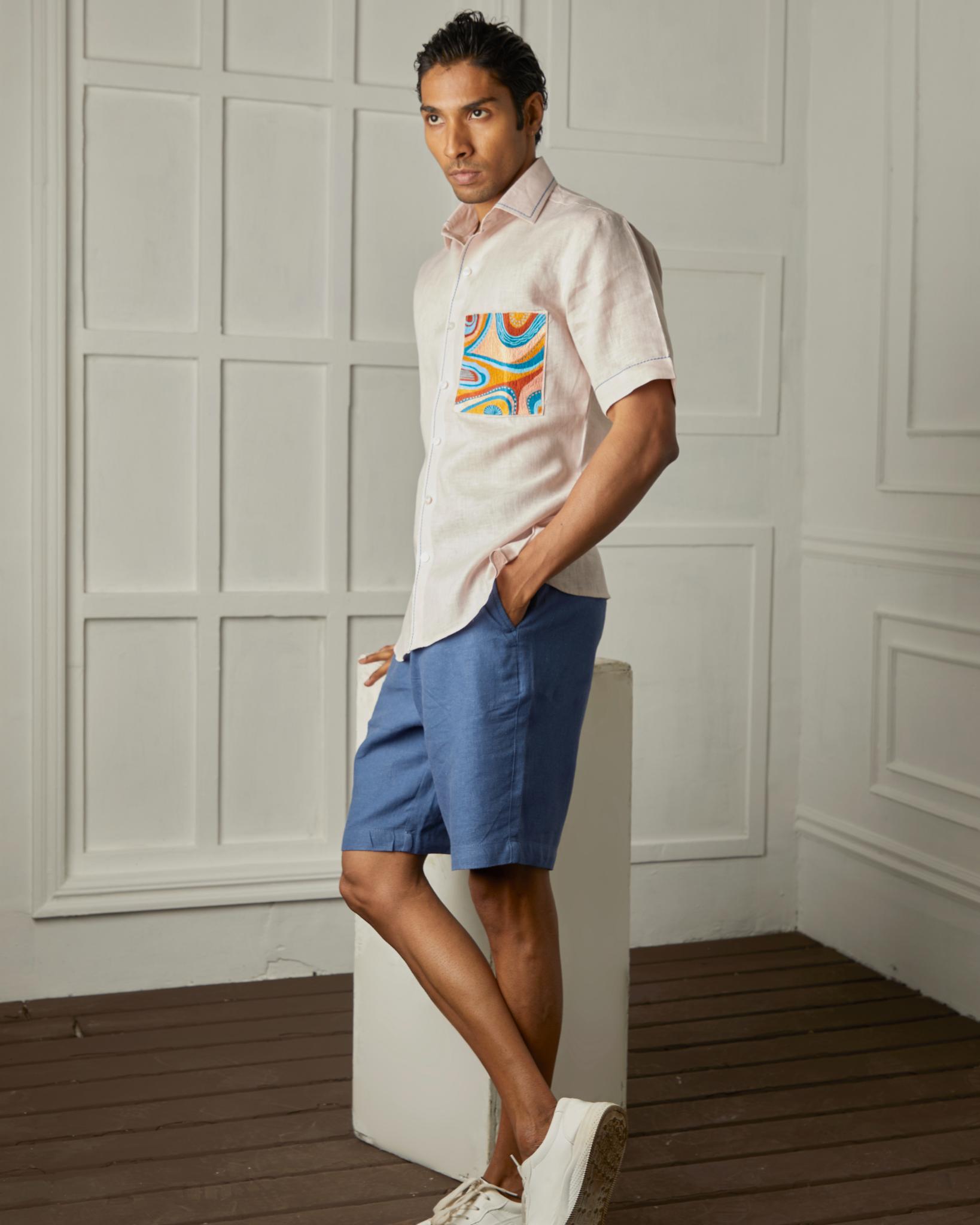 Moonrise Mens Shirt - CiceroniShirtsArtbeats by Keerthana