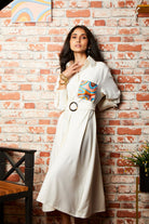 Moonrise Trench Dress - CiceroniDressesArtbeats by Keerthana