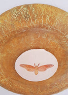 Moth Wall Plate - Ochre Yellow - CiceroniWall ArtAranya Earthcraft