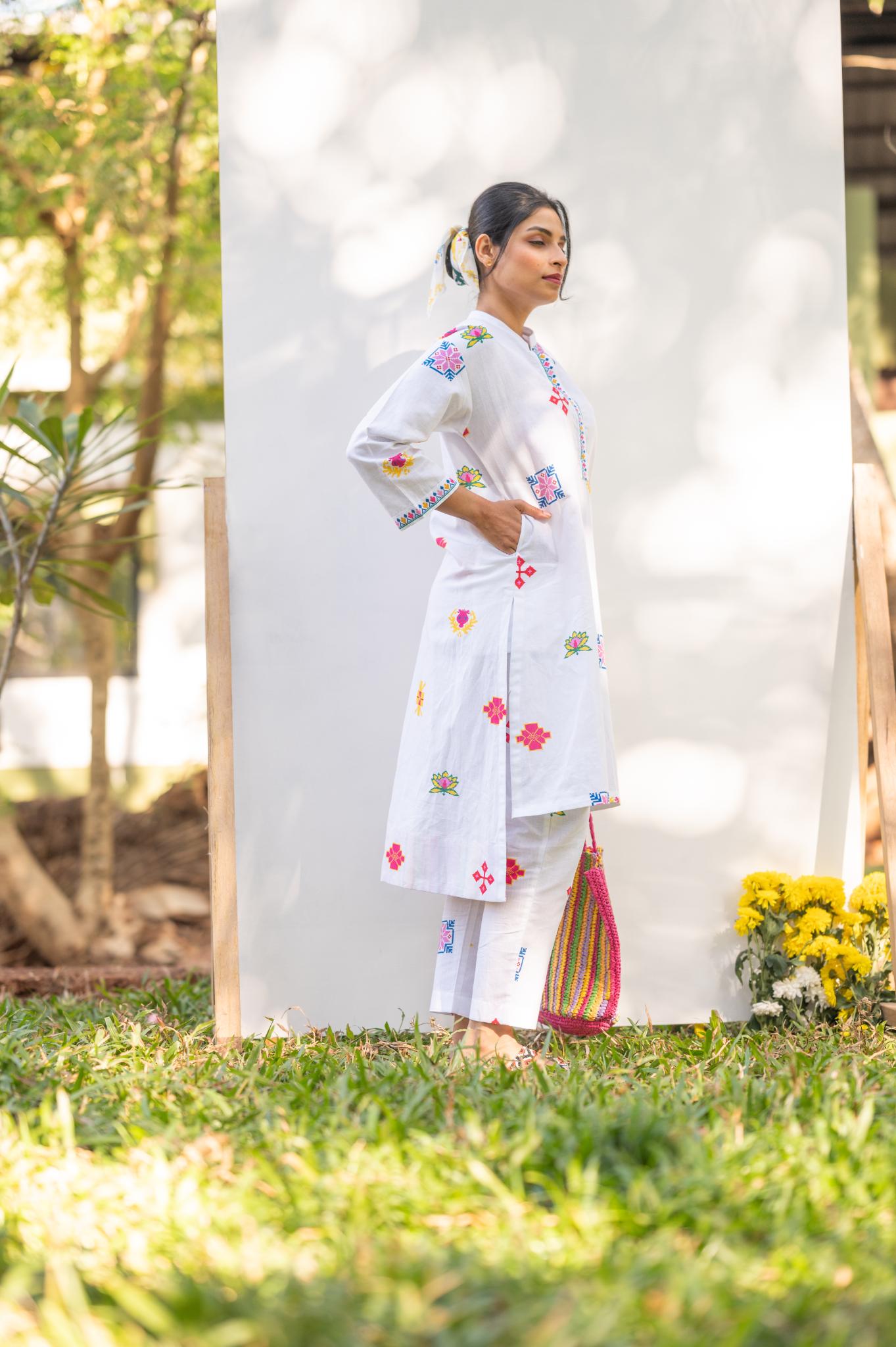Motif Whitenoise Kurta Set - CiceroniKurta SetPrachi Kamat