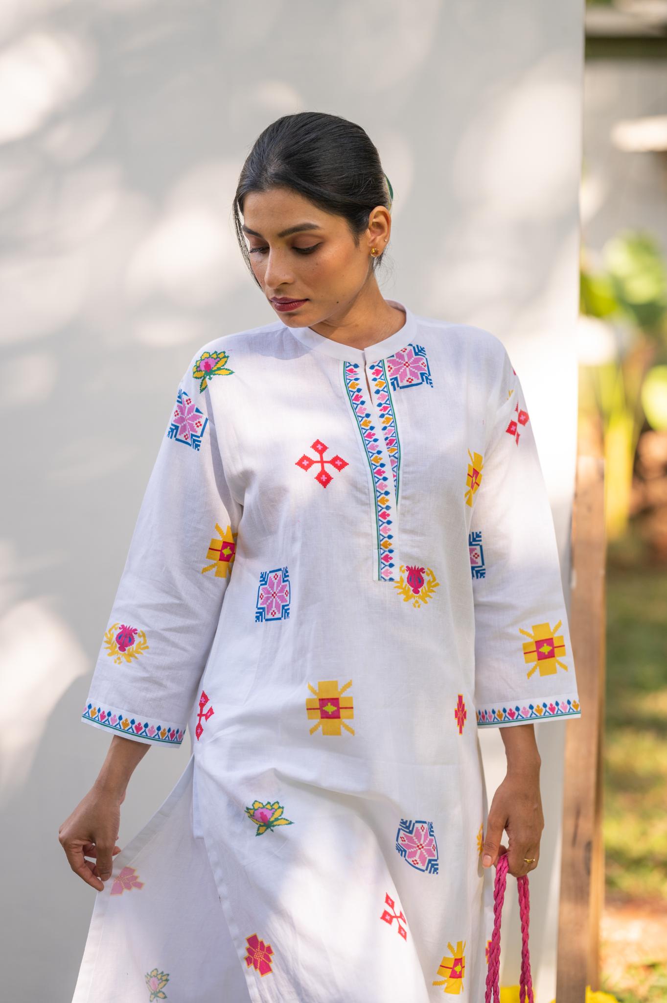 Motif Whitenoise Kurta Set - CiceroniKurta SetPrachi Kamat
