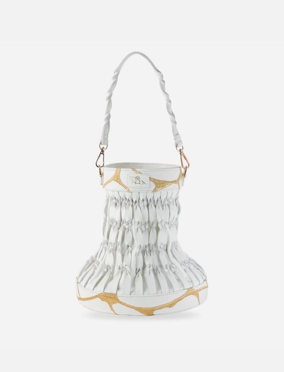Motoyo Bucket Bag in Ivory - CiceroniBagEconock