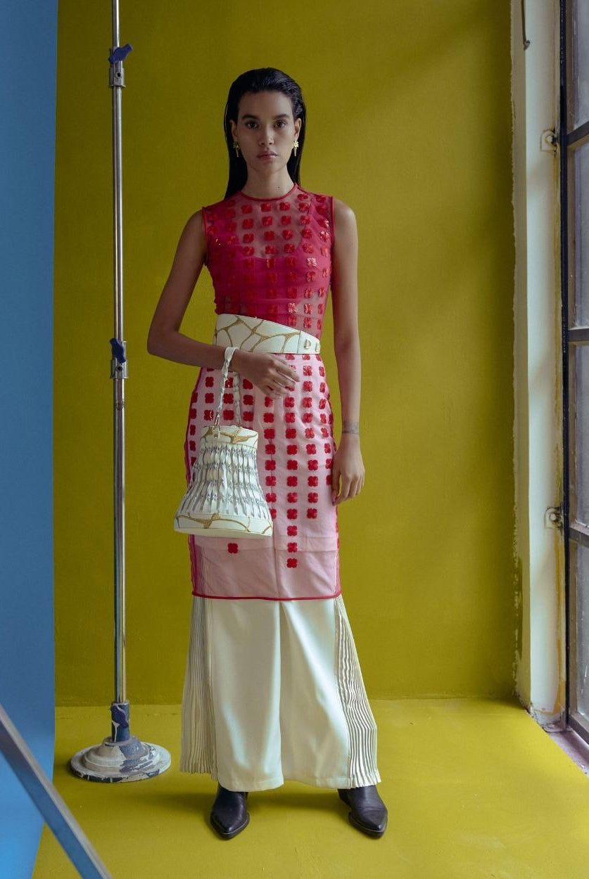 Motoyo Bucket Bag in Ivory - CiceroniBagEconock