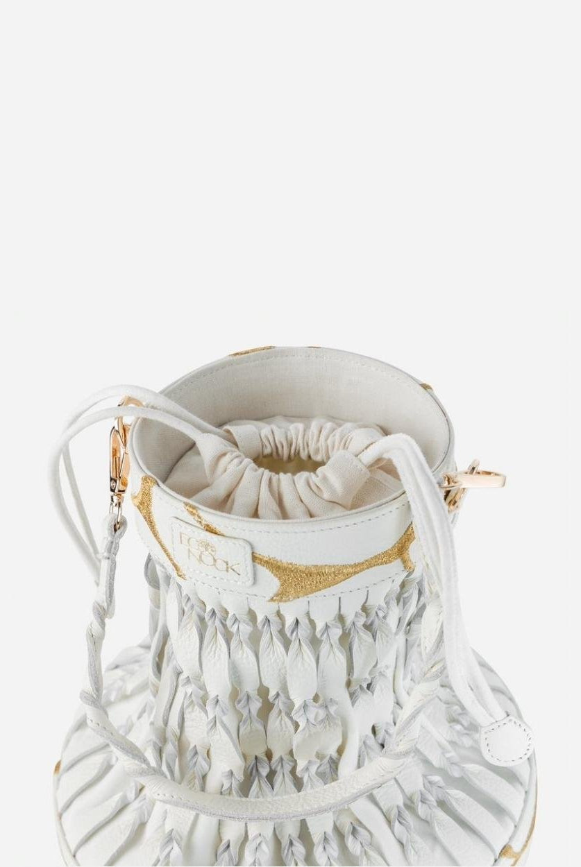 Motoyo Bucket Bag in Ivory - CiceroniBagEconock