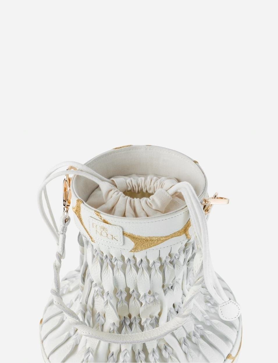 Motoyo Bucket Bag in Ivory - CiceroniBagEconock