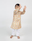 Multicolour Floral Printed Kurta Set - CiceroniKurta Set, Festive wearMr. Brat