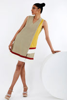 Mura - Panelled Short Dress - CiceroniDressesMadder Much