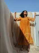 Mustard Yellow Arazi Dress - CiceroniNirjara