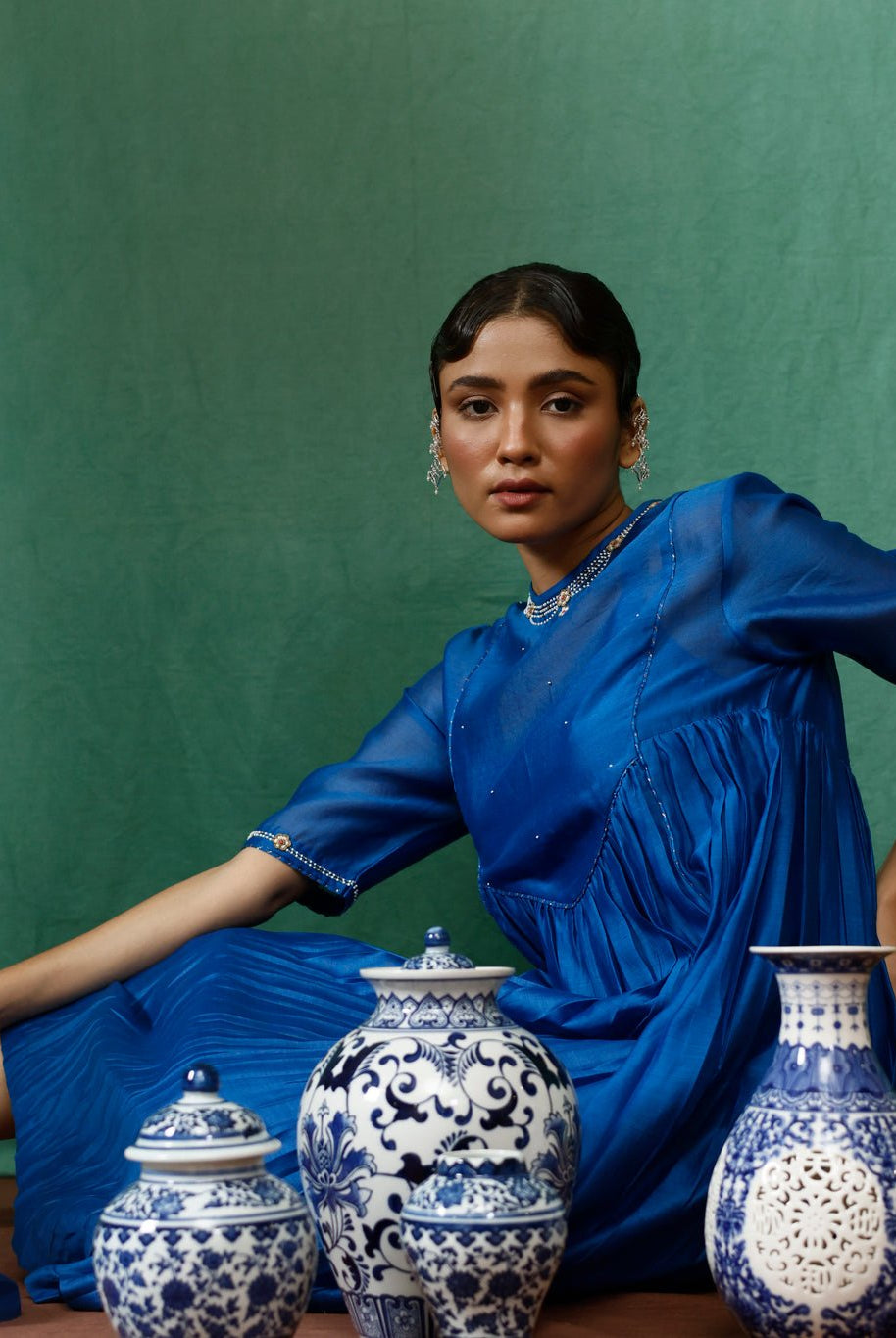 Neelamani Kurta Set - CiceroniKurta Set, Festive wearChokhi Chorri