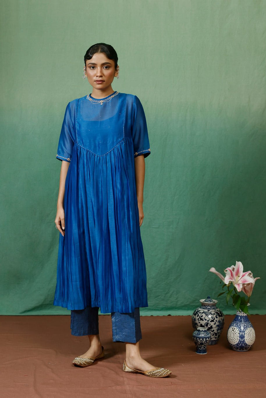 Neelamani Kurta Set - CiceroniKurta Set, Festive wearChokhi Chorri