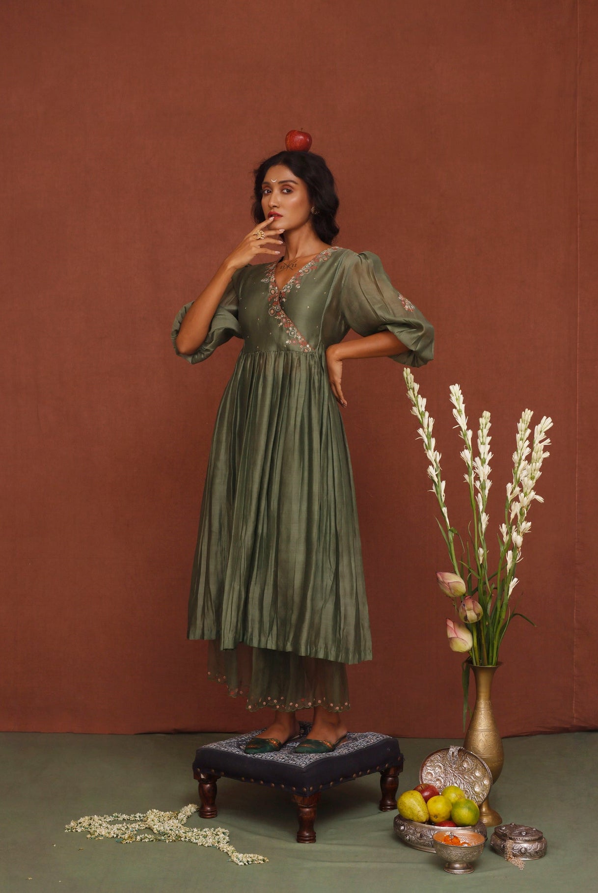 Nisha Outfit - CiceroniKurta Set, Festive wearChokhi Chorri