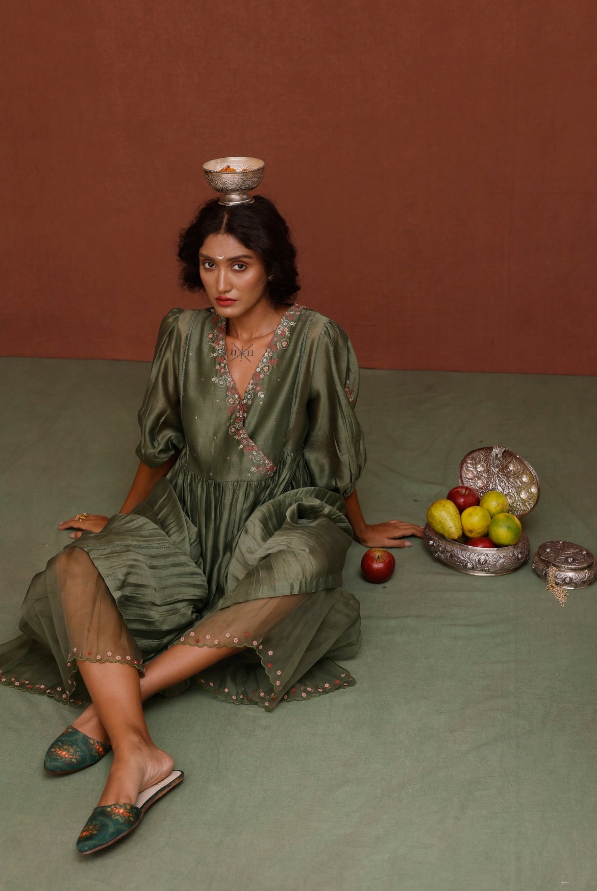 Nisha Outfit - CiceroniKurta Set, Festive wearChokhi Chorri