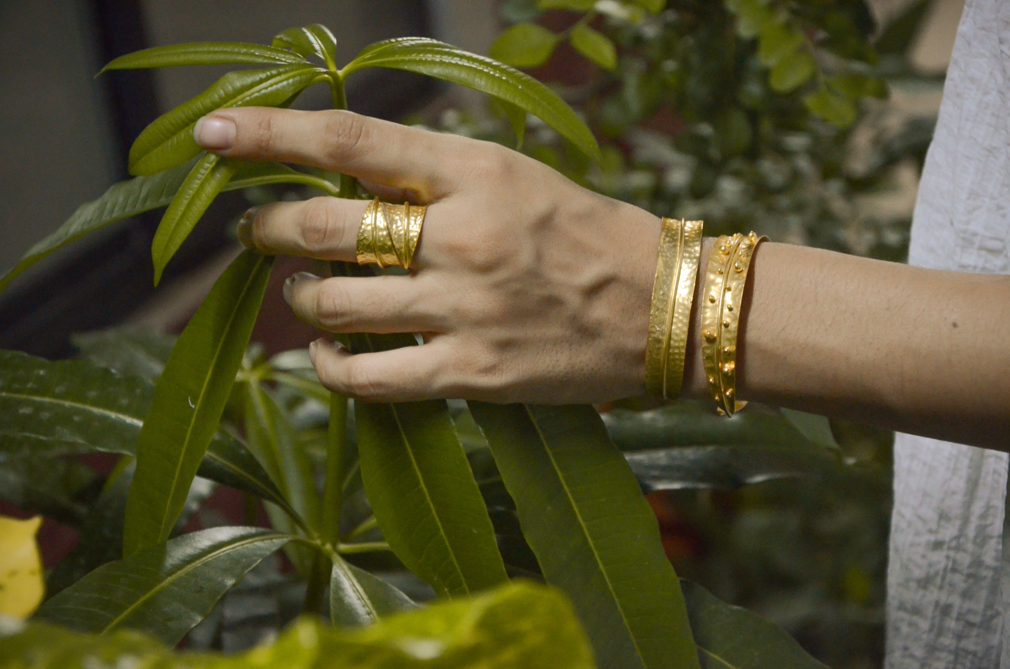 Noori Ring in Gold(Set of 2) - CiceroniEquiivalence