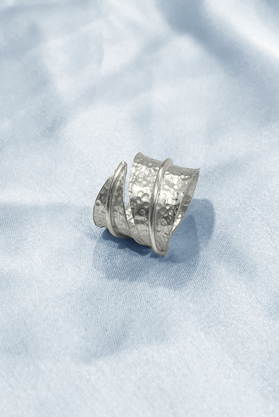 Noori Ring In Silver Tone (Set of 2) - CiceroniEquiivalence