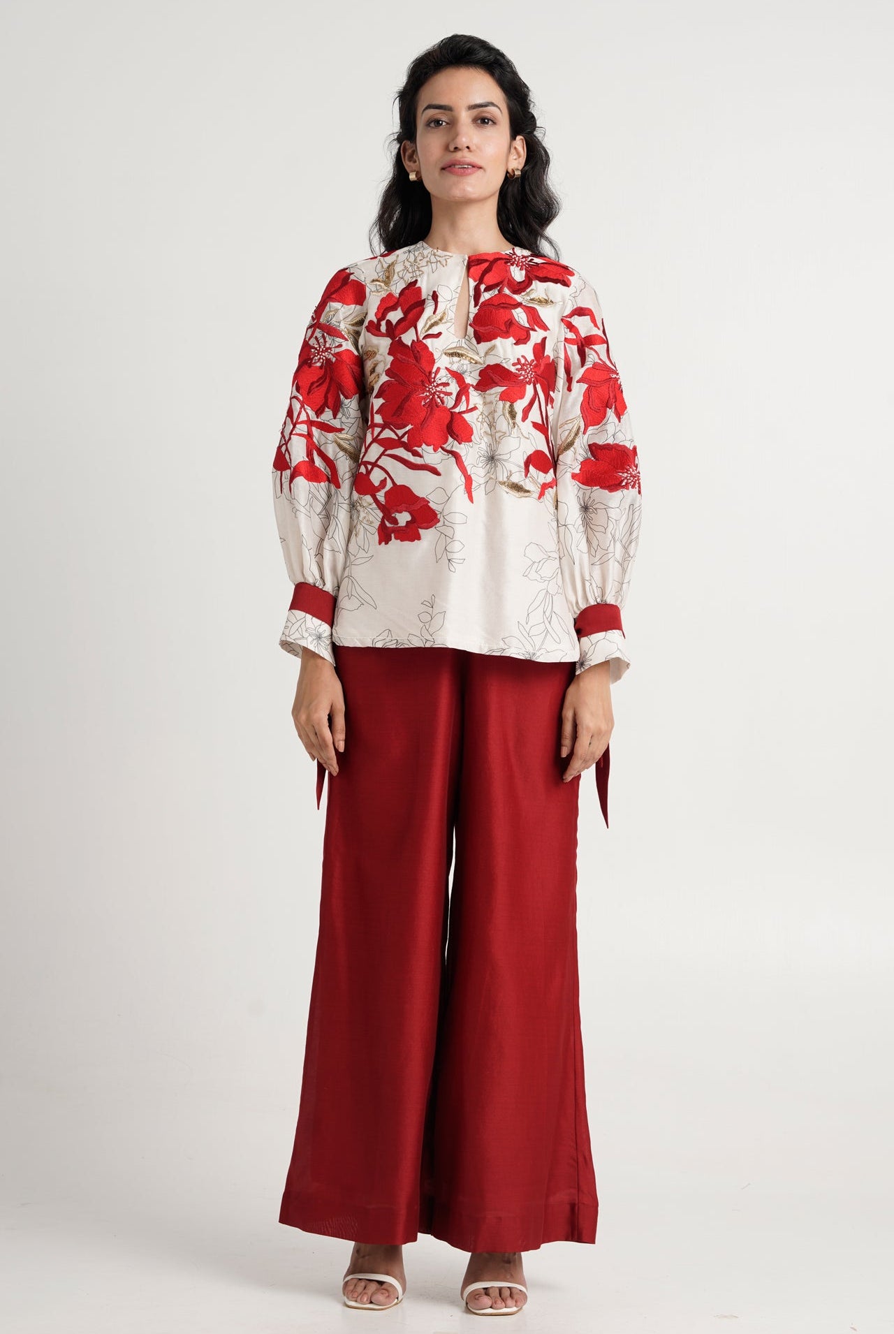Nyla - Bloom Top + Wide Leg Pants - CiceroniCo-ord SetMadder Much