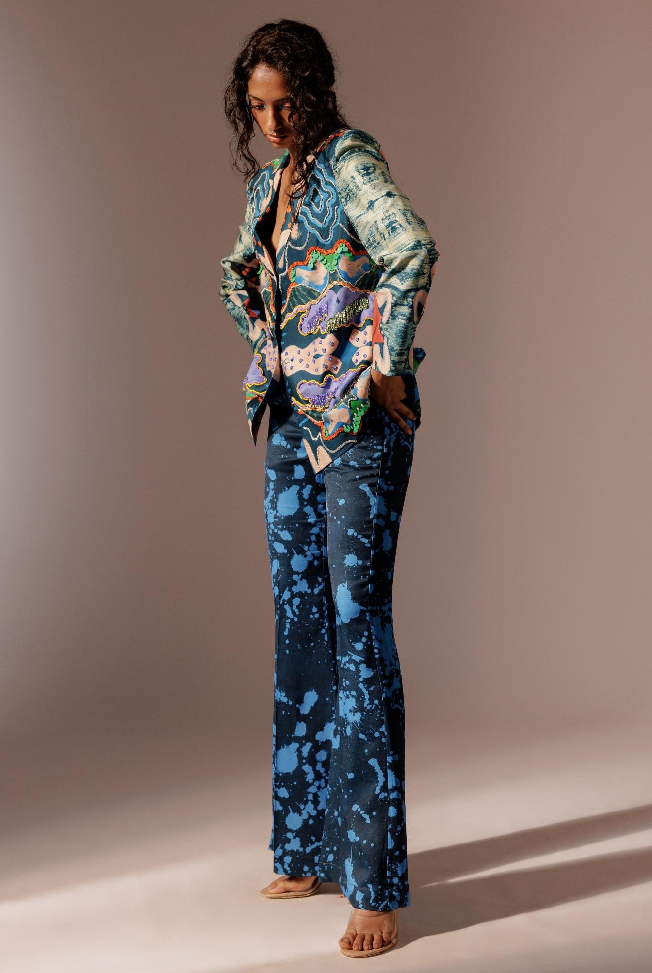 Nysa Flared Trouser - CiceroniTrousersAdvait