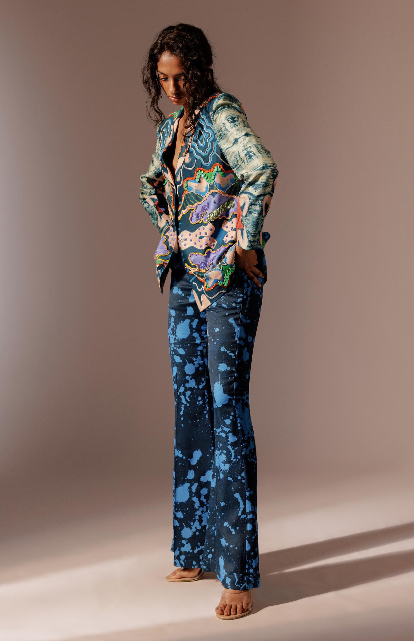 Nysa Flared Trouser - CiceroniTrousersAdvait
