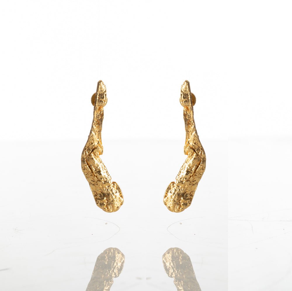 Oak Curved Earrings - CiceroniEarringsStudio Kassa