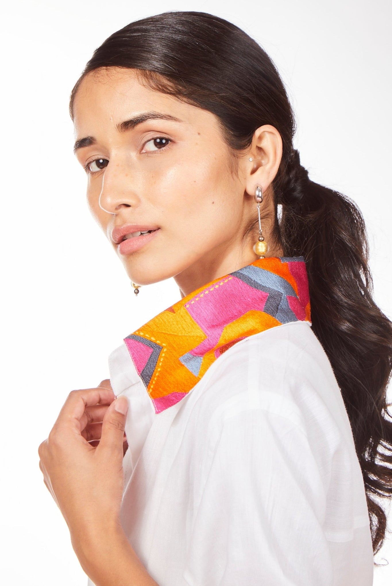 Odd Even Front Knot Shirt - CiceroniShirtsArtbeats by Keerthana