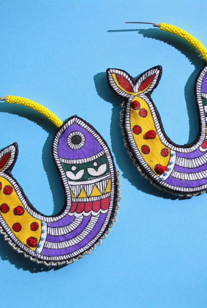 Oh Fish!! - CiceroniEarringsKrutiArts