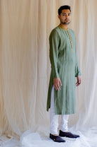 Olive Nawab Kurta - CiceroniNirjara