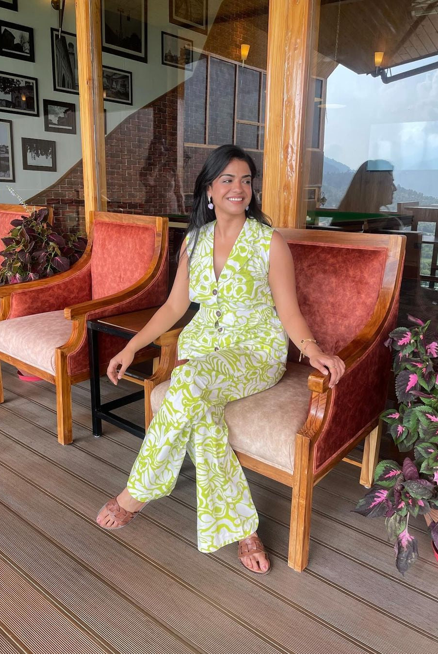 Out Of Office Co-ord Set In Carnation Print - CiceroniCo-ord SetHappi Space