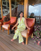 Out Of Office Co-ord Set In Carnation Print - CiceroniCo-ord SetHappi Space