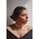 Oval Mogra Solids in Gold - CiceroniAarjavee
